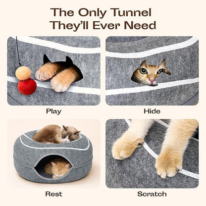Peekaboo Cat Cave Donut - Image 3
