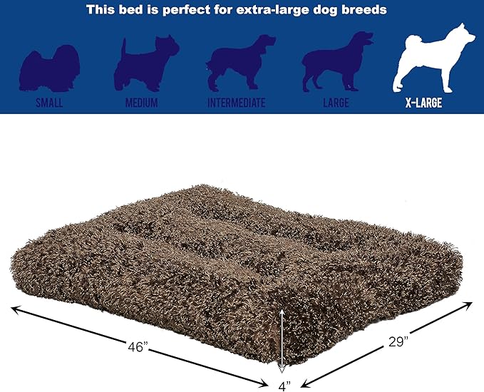 MidWest Homes for Pets XL QuietTime Deluxe Coco Chic Pet Bed, Ultra-Soft & - Image 4