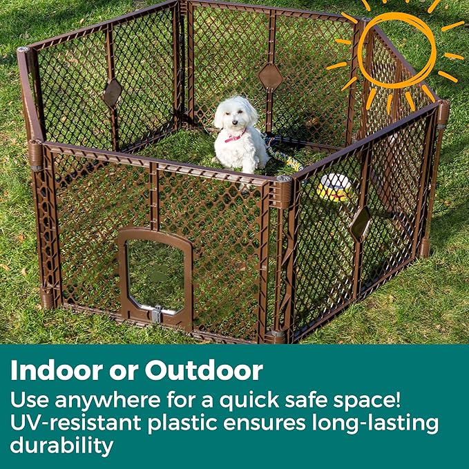 MyPet 2-Panel Extension for Petyard Passage: Made in USA. Freestanding. - Image 7