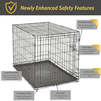 Midwest Homes for Pets 42-Inch New World Crate for Large Breeds, 71-90 lbs - Image 4