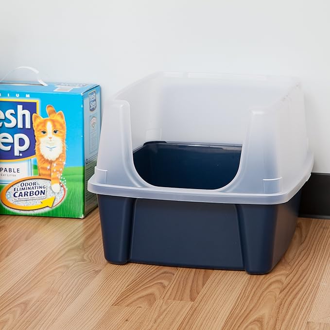 IRIS USA Cat Litter Box Large Open Top - Image 3