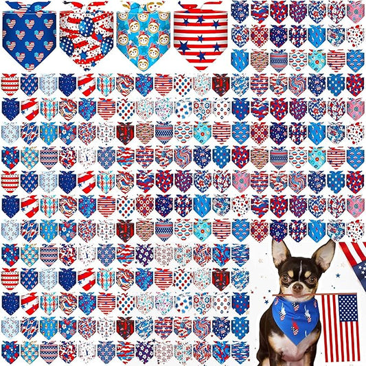 Reginary 180 Pcs Dog Bandanas Bulk by Reginary
