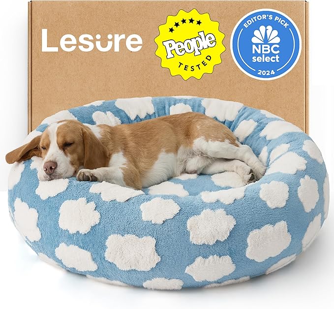 Lesure Shown on TV Donut Dog Beds Large Sized Dog by Lesure