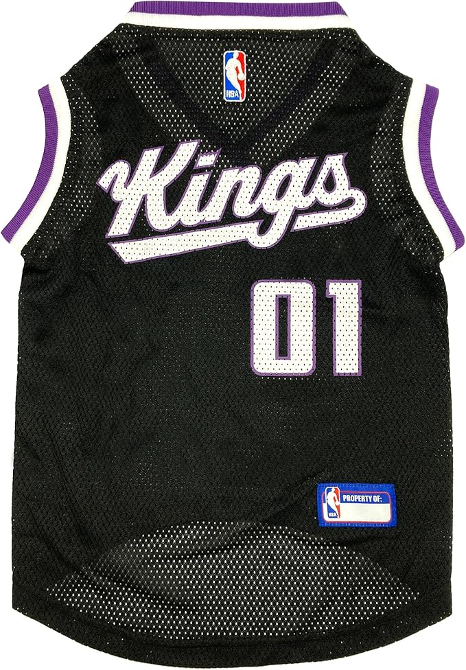Pets First NBA Sacramento Kings Mesh Dog Jersey by PETSFIRST