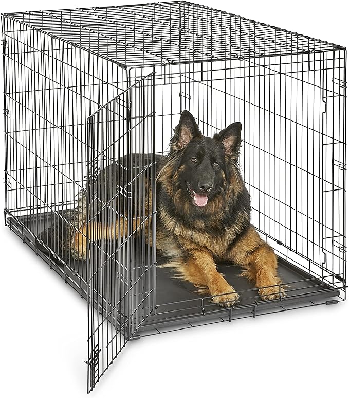 Midwest Homes for Pets 48-Inch New World Crate for Extra-Large Breeds, 90-110 by NewWorldPetProducts