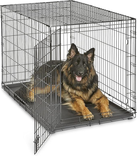 Midwest Homes for Pets 48-Inch New World Crate for Extra-Large Breeds, 90-110 by NewWorldPetProducts