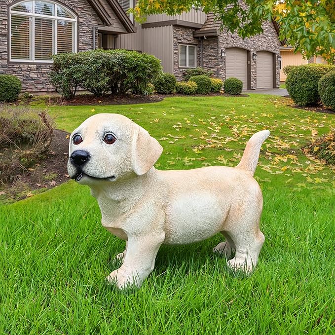 Labrador Dog Garden Statue - Image 9