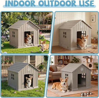 EFU Small Dog House Outdoor Indoor, Waterproof Dog House - Image 2