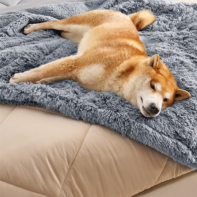 Bedsure Dog Blankets for Large Dogs, Fluffy Waterproof Dog Blanket for Couches - Image 7