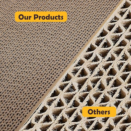 Smartbean Cat Scratcher, 17.3"L x 7.9"W x 4.7"H, Reversible Design - Image 4