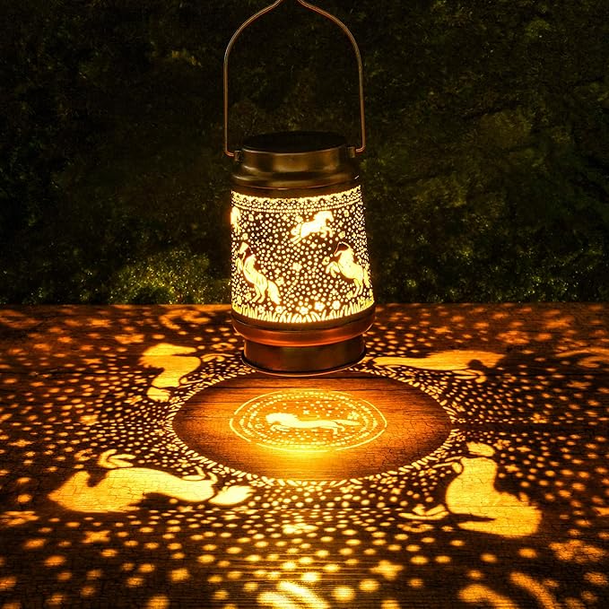 Horse Solar Lanterns Outdoor Waterproof, Gifts by Romart