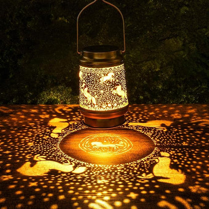 Horse Solar Lanterns Outdoor Waterproof, Gifts by Romart