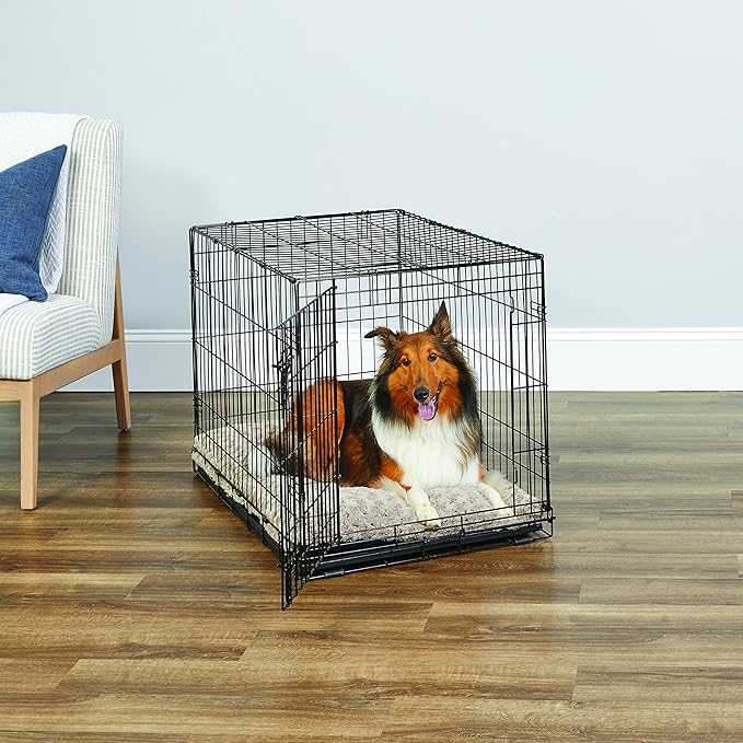 Midwest Homes for Pets 36-Inch New World Crate for Medium-Large Breeds - Image 2