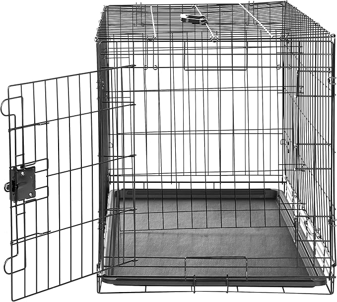 Amazon Basics Portable Metal Wire Dog Crate - Image 3