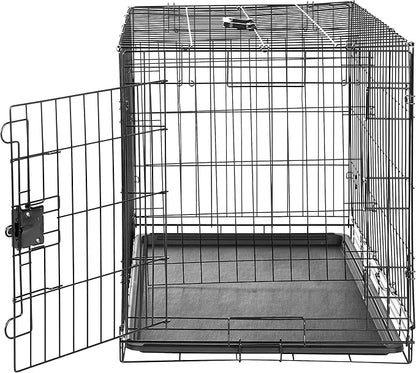Amazon Basics Portable Metal Wire Dog Crate - Image 3