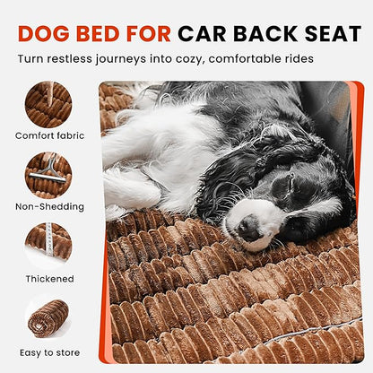 HiPetpy Backseat Dog Bed Mat for Car, Non-Slip Dog Bed for Car Back Seat - Image 2