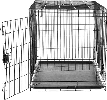 Amazon Basics Portable Metal Wire Dog Crate - Image 3