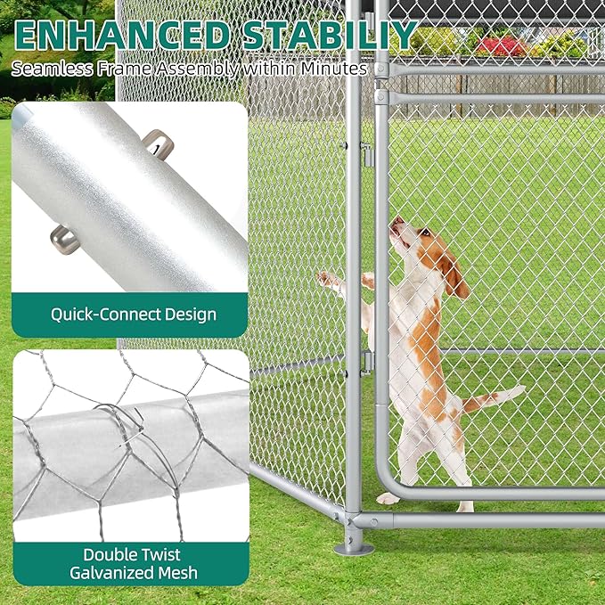 YITAHOME Extra Large Outdoor Dog Kennel - Image 8