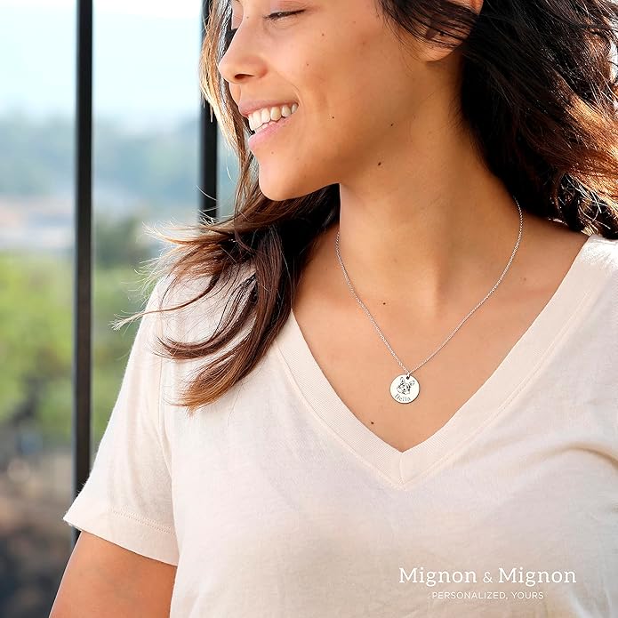MignonandMignon Personalized Pet Portrait Necklace – Custom Jewelry Gift - Image 3