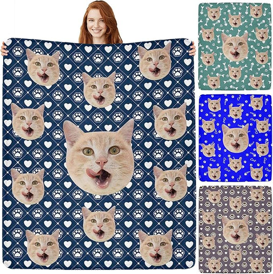 Custom Pet Name Blanket Personalized Dog Memory Blankets by Artsadd