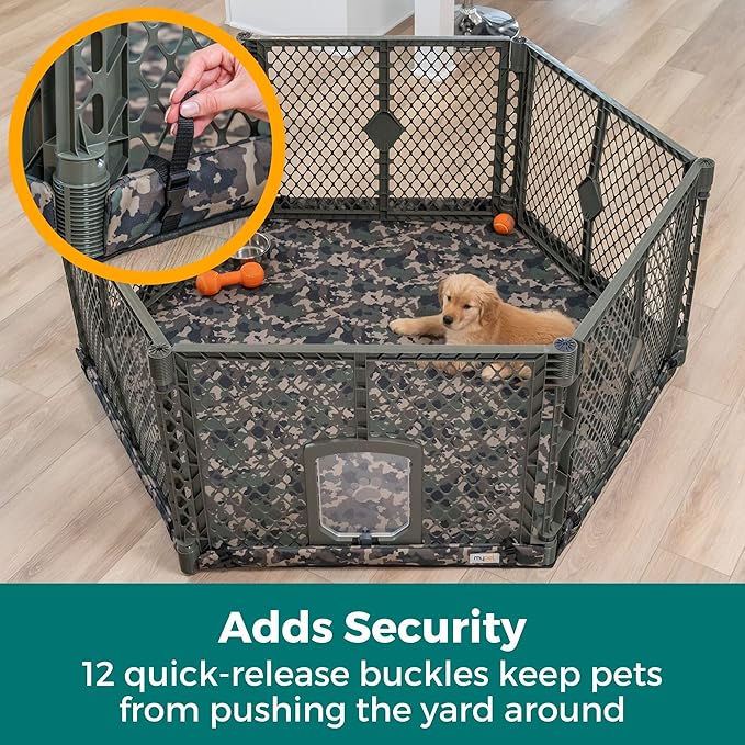 MyPet SecureMat Hexagon Pet Mat, Camo - Image 3