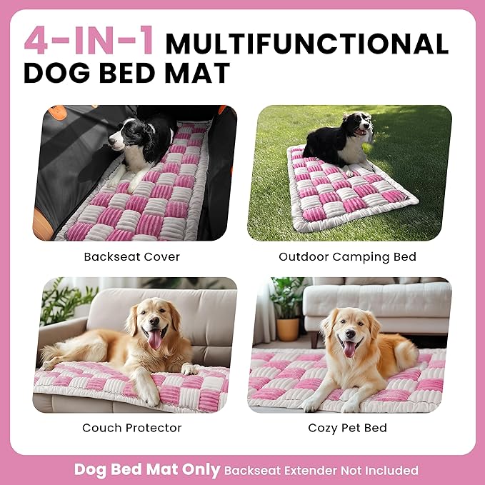 HiPetpy Backseat Dog Bed Mat, Non-Slip Dog Bed - Image 6