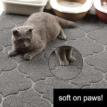LittleTiger Cat Litter Mat, XL Super Size, Phthalate Free, 46x35 Inches - Image 9