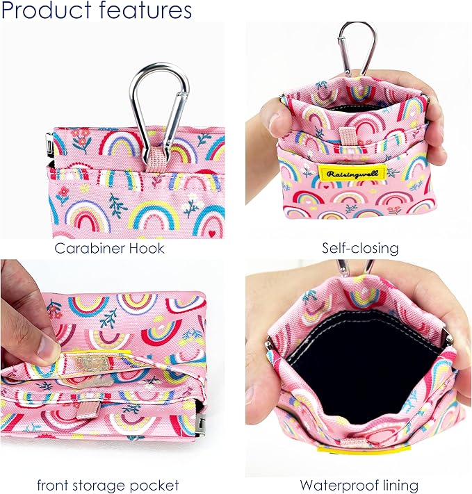 Dog Treat Pouch, Cotton Pocket Sized Training Holder, Hand Free Walking Funny - Image 3