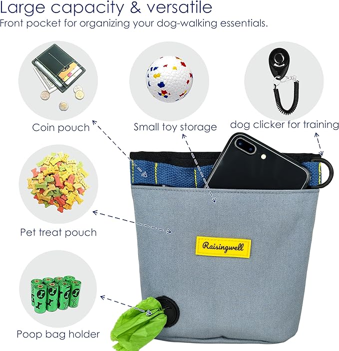 Raisingwell Dog Treat Pouch for Pet Walking and Training - Image 4