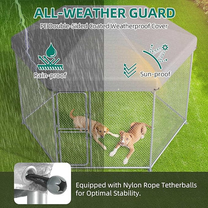 YITAHOME Large Outdoor Dog Kennel - Image 6