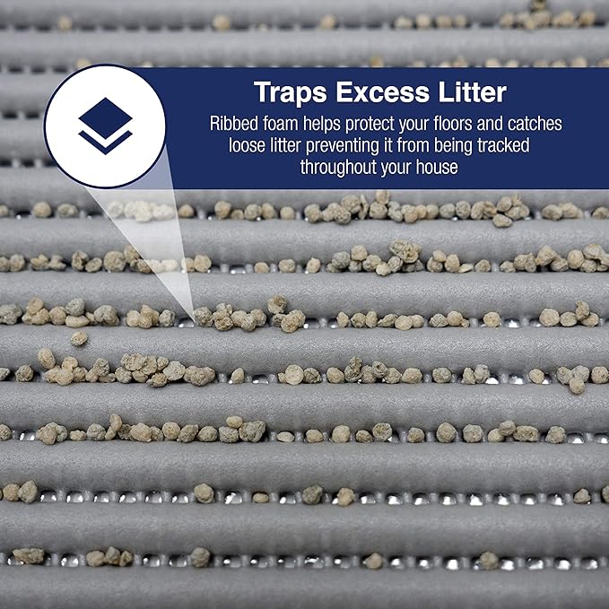 Fresh Kitty Durable XL Jumbo Foam Litter Mat – Phthalate and BPA Free, Water - Image 3