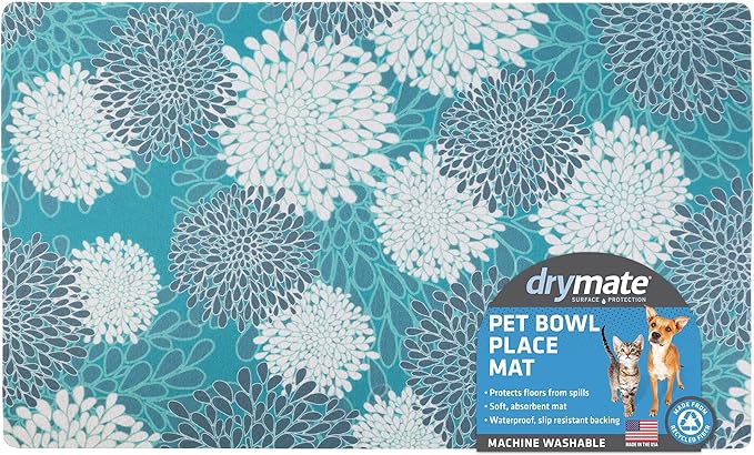 Drymate Pet Bowl Placemat, Dog & Cat Food Feeding Mat - Image 7