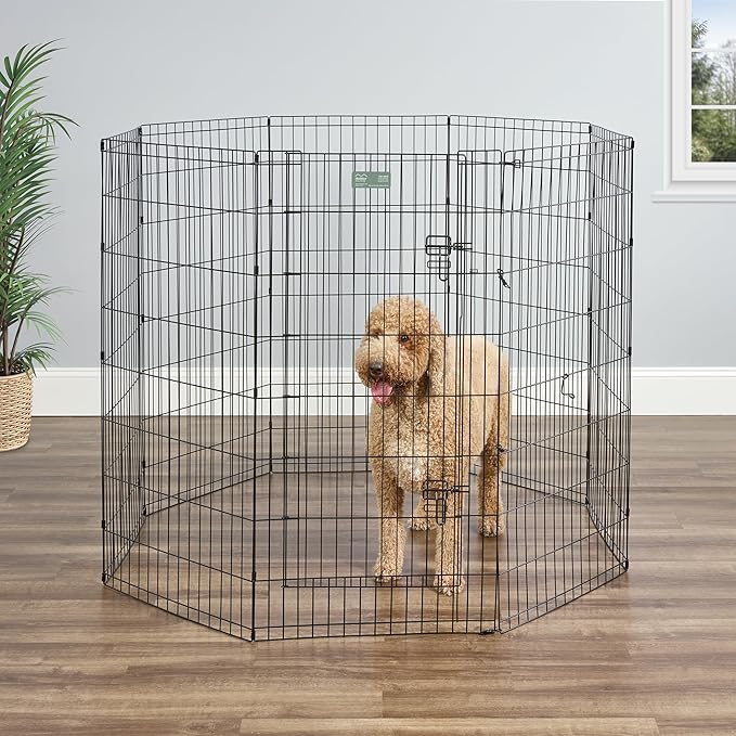 MidWest Homes for Pets 48-Inch Exercise Pen, for Indoor and Outdoor Use - Image 3