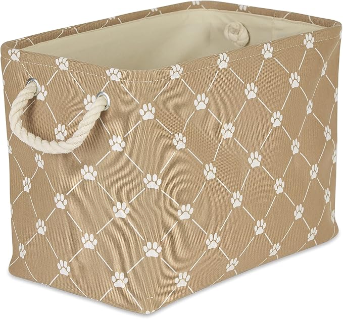 Bone Dry Pet Storage Paw and Bone, Trellis Collection, Medium Rectangle by BoneDry
