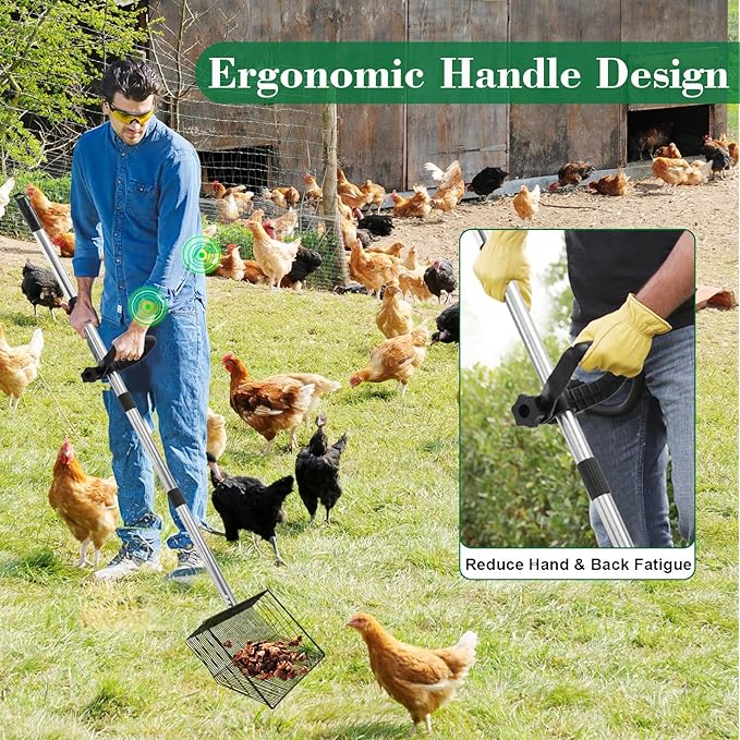 15-inch Chicken Poop Scooper - Image 2
