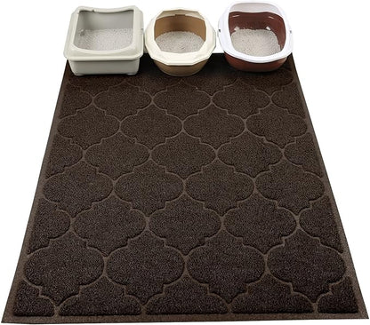 LittleTiger Cat Litter Mat, XL Super Size, Phthalate Free, 46x35 Inches - Image 2