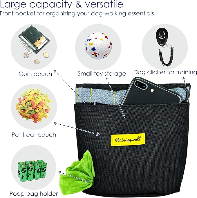 Raisingwell Dog Treat Pouch for Pet Walking and Training - Image 4