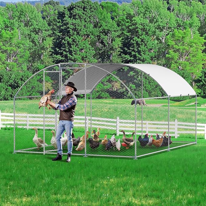 VEVOR Large Metal Chicken Coop - Image 8