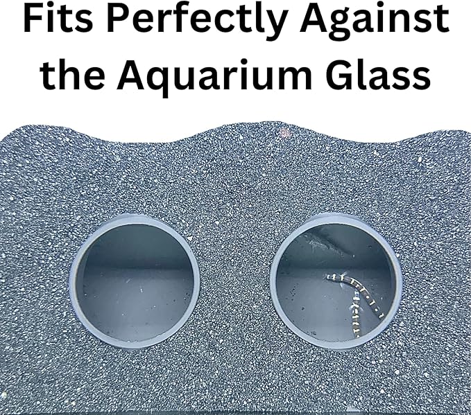 Lucky Critter Aquarium Underground Tunnel Cave Natural Curve Two Hole | Viewing - Image 5