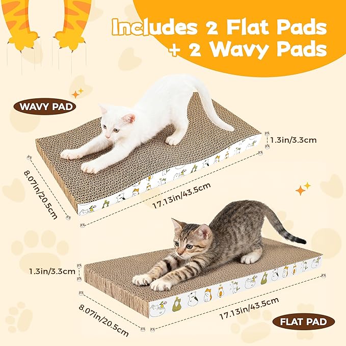 PatiencET Cat Scratcher Cardboard Pads - Image 2