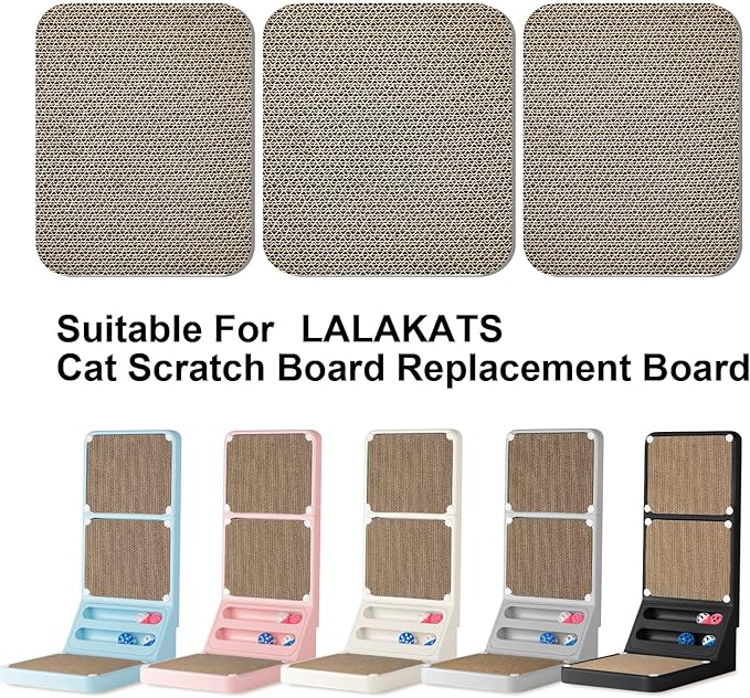 Scratcher Replacement Pads Cat Scratching Board L Shaped Cat Scratcher 3-Piece - Image 3