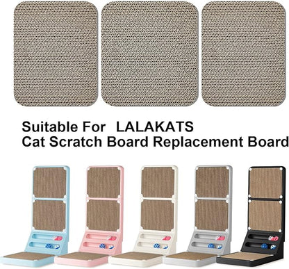 Scratcher Replacement Pads Cat Scratching Board L Shaped Cat Scratcher 3-Piece - Image 3