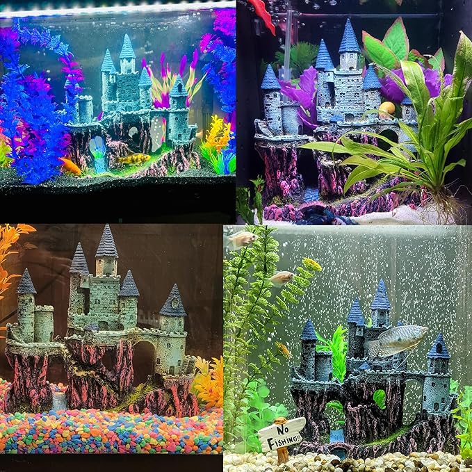 Aquarium Castle Decor, Resin Castle - Image 7