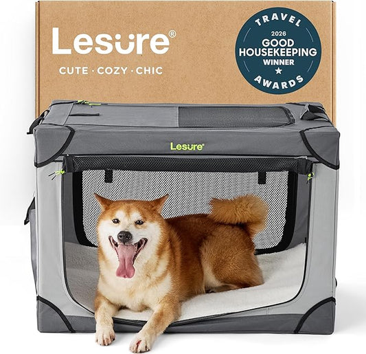 Lesure Shown on TODAY Show Soft Collapsible Dog Crate by Lesure
