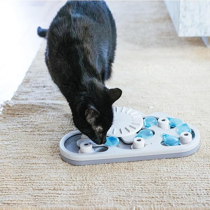 Catstages Nina Ottosson Rainy Day Puzzle & Play Cat Puzzle Feeder – Interactive - Image 8