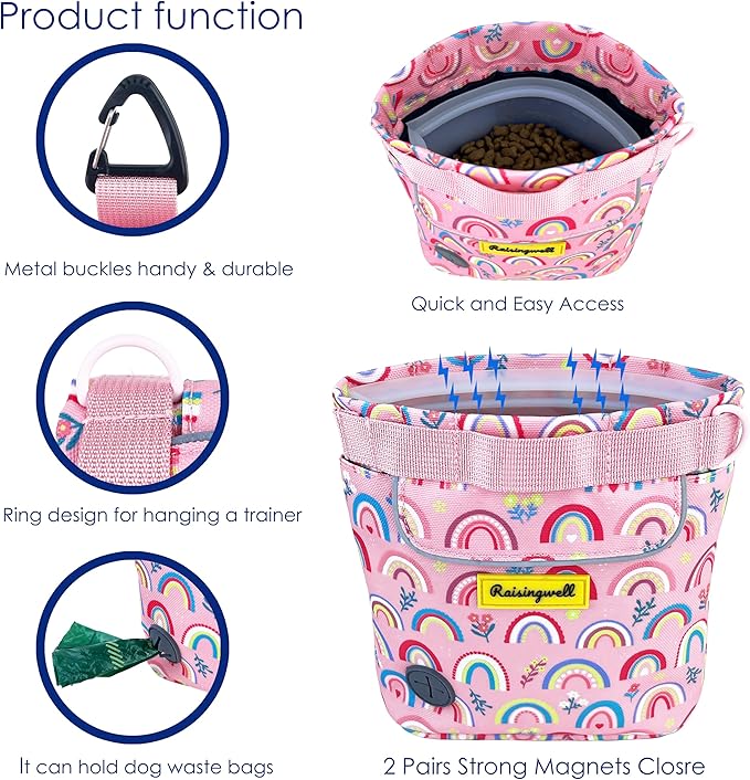 Raisingwell Dog Treat Pouch for Pet Walking and Training - Image 4