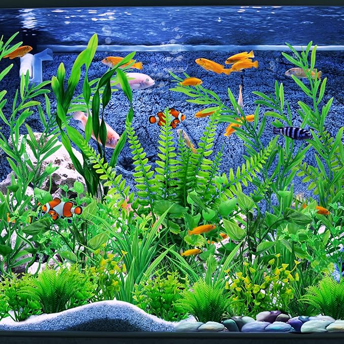 QUOZUO Fish Tank Accessories Aquarium Decorations Green Plants, Aquarium Decor - Image 4
