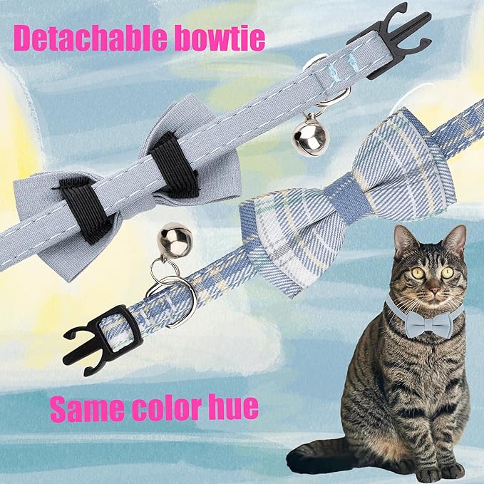 Cat Collar Breakaway Bowtie Safety - Image 3