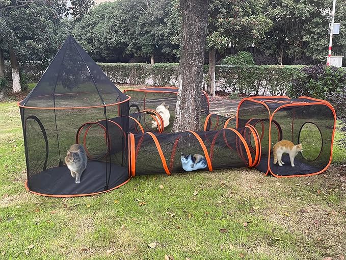 6 in 1 Cat Enclosure Cat Tunnel - Image 3