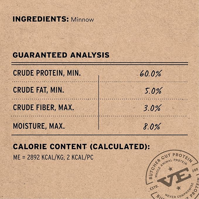 Vital Essentials Freeze Dried Minnows Cat Treats | Single Ingredient | Premium - Image 3